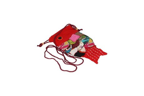 BAOHU Vis pouch handtas schoudertas Rood