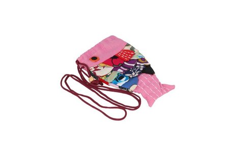 BAOHU Vis pouch handtas schoudertas Roze