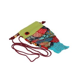 BAOHU Vis pouch handtas schoudertas Turquoise