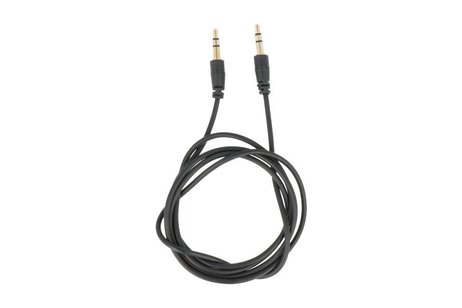 BAOHU Aux Stereo Kabel - 1 meter Zwart
