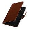 BAOHU Washed Leer Bookstyle Hoes voor Samsung Z1 Z130H Bruin