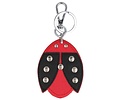 Trendy tas sleutelhanger met een Lieveheersbeestje Rood