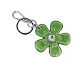 Trendy tas sleutelhanger met een Bloem Groen