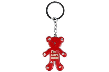 Sleutelhanger I'm Love Holic Rood