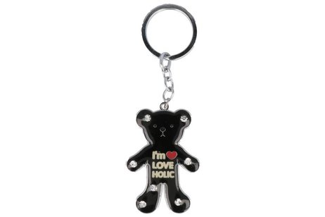 Sleutelhanger I'm Love Holic Zwart