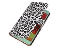 BAOHU Luipaard Bookstyle Wallet Case Hoesjes - Hoesje Geschikt voor Samsung Galaxy Note 3 Neo Wit
