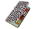 BAOHU Luipaard Bookstyle Wallet Case Hoesjes - Hoesje Geschikt voor Samsung Galaxy Note 3 Neo Bruin