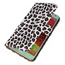 BAOHU Luipaard Bookstyle Case Hoes voor Samsung Galaxy Note 3 Neo Bruin