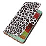 Luipaard Bookstyle Case Hoes voor Samsung Galaxy Note 3 Neo Bruin