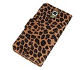 BAOHU Luipaard Bookstyle Wallet Case Hoesjes - Hoesje Geschikt voor Samsung Galaxy Note 3 Neo Chita