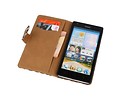 Luipaard Bookstyle Wallet Case Hoes voor Huawei Ascend G700 Chita