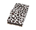 Luipaard Bookstyle Case Hoesjes voor Huawei Ascend G525 Bruin