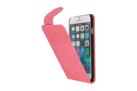 BAOHU Devil Classic Flipcase Hoesjes - Hoesje Geschikt voor iPhone 6 Roze