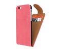 BAOHU Devil Classic Flipcase Hoesjes - Hoesje Geschikt voor iPhone 6 Roze