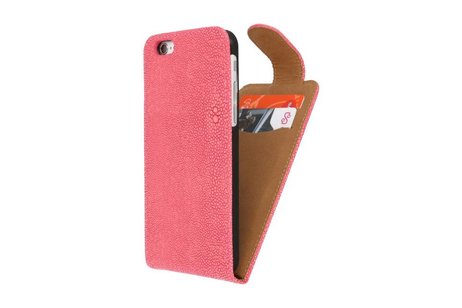 BAOHU Devil Classic Flipcase Hoesjes - Hoesje Geschikt voor iPhone 6 Roze