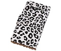 BAOHU Luipaard Bookstyle Wallet Case Hoesjes - Hoesje Geschikt voor Huwaei Ascend G510 Wit