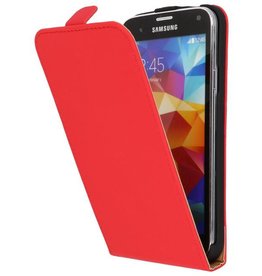 BAOHU Flipcase Hoesje Cover voor Samsung Galaxy S5 G900F Rood
