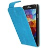 Devil Classic Flipcase Hoes voor Galaxy S5 G900F Turquoise