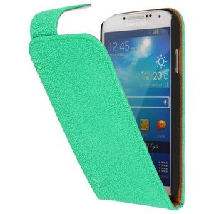 BAOHU Devil Classic Flipcase Hoesjes - Hoesje Geschikt voor Samsung Galaxy S4 i9500 Groen
