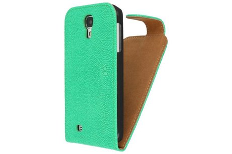BAOHU Devil Classic Flipcase Hoesjes - Hoesje Geschikt voor Samsung Galaxy S4 i9500 Groen