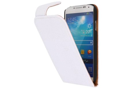 BAOHU Devil Classic Flipcase Hoesjes - Hoesje Geschikt voor Samsung Galaxy S4 i9500 Wit