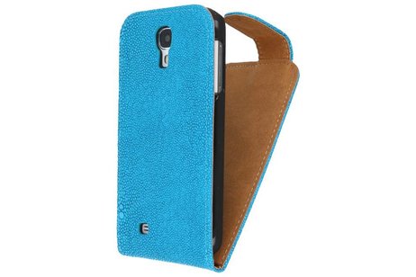 Devil Classic Flipcase Hoesjes voor Galaxy S4 i9500 Turquoise