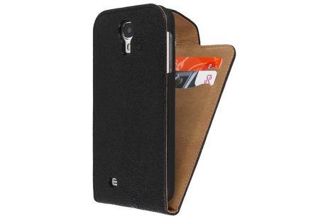 BAOHU Devil Classic Flipcase Hoesjes - Hoesje Geschikt voor Samsung Galaxy S4 i9500 Zwart