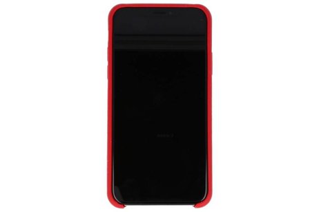 BAOHU Premium TPU Backcover Case Hoesje - Hoesje Geschikt voor iPhone X Rood