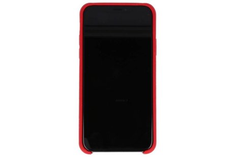 Premium TPU Backcover Case Hoesje - Hoesje Geschikt voor iPhone X Rood