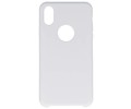 BAOHU Premium TPU Backcover Case Hoesje - Hoesje Geschikt voor iPhone X Wit