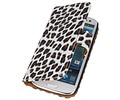 Luipaard Bookstyle Wallet Case Hoesjes voor Galaxy S3 i9300 Bruin