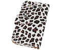BAOHU Luipaard Bookstyle Wallet Case Hoesjes - Hoesje Geschikt voor Samsung Galaxy S3 i9300 Bruin