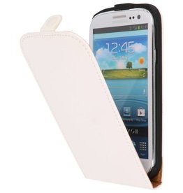 Flipcase Hoesje voor Galaxy S3 i9300 Wit