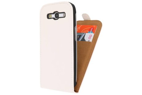 BAOHU Flipcase Hoesjes - Hoesje Geschikt voor Samsung Galaxy S3 i9300 Wit