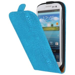 BAOHU Devil FlipCase Hoesjes - Hoesje Geschikt voor Samsung Galaxy S3 i9300 Turquoise
