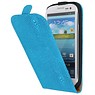 Devil Flip Hoesje voor Galaxy S3 i9300 Turquoise