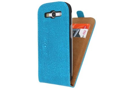 BAOHU Devil FlipCase Hoesjes - Hoesje Geschikt voor Samsung Galaxy S3 i9300 Turquoise