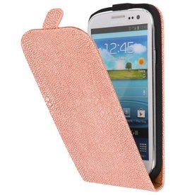 Devil Flip Hoesje voor Galaxy S3 i9300 Licht Roze