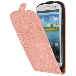 BAOHU Devil FlipCase Hoesjes - Hoesje Geschikt voor Samsung Galaxy S3 i9300 Licht Roze