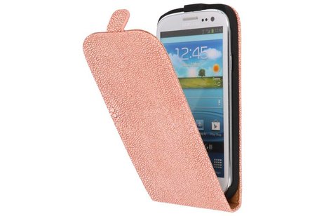 BAOHU Devil FlipCase Hoesjes - Hoesje Geschikt voor Samsung Galaxy S3 i9300 Licht Roze