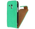 BAOHU Devil Classic Flipcases Hoesjes - Hoesje Geschikt voor Samsung Galaxy S3 mini i8190 Groen