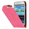 BAOHU Devil Classic Flip Hoes voor Samsung Galaxy S3 mini i8190 Roze