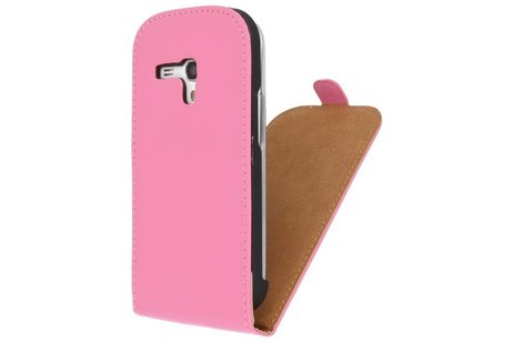 Flipcase Hoesjes voor Galaxy S3 mini i8190 Roze