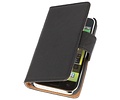 BAOHU Washed Leer Bookstyle Wallet Case Hoesje - Geschikt voor Samsung Galaxy S i9000 Zwart