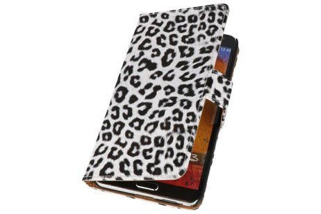 BAOHU Chita Bookstyle Wallet Case Hoesjes - Hoesje Geschikt voor Samsung Galaxy Note 3 N9000 Wit