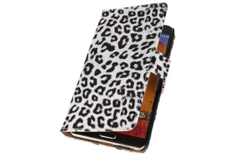 Chita Bookstyle Wallet Case Hoesjes voor Galaxy Note 3 N9000 Wit