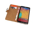 Chita Bookstyle Wallet Case Hoesjes voor Galaxy Note 3 N9000 Wit