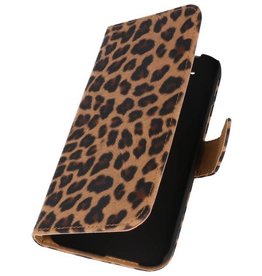 BAOHU Luipaard Bookstyle Hoes voor HTC One M8 Chita