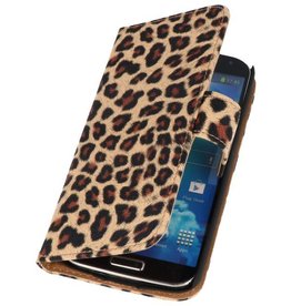 BAOHU Luipaard Bookstyle Hoes voor Samsung Galaxy S4 Active i9295 Chita
