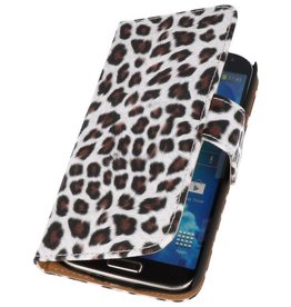 BAOHU Luipaard Bookstyle Hoes voor Samsung Galaxy S4 Active i9295 Bruin